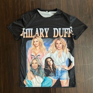 Hillary duff graphic t shirt